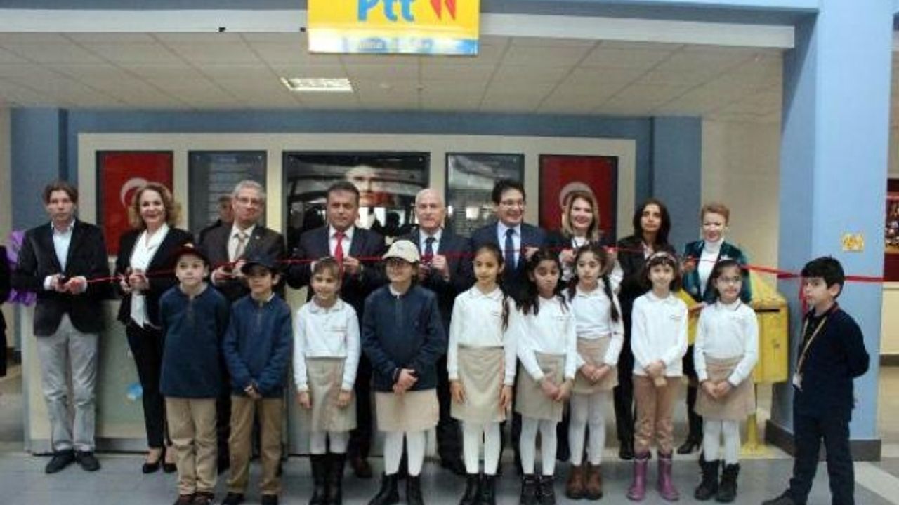 İlkokulda eğitim amaçlı PTT şubesi açıldı