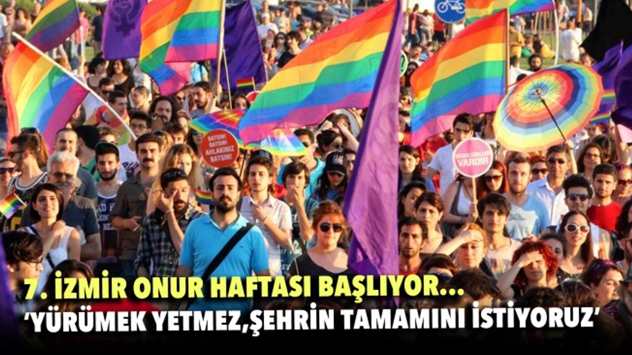 7. İzmir LGBTİ+ Onur Haftası başlıyor