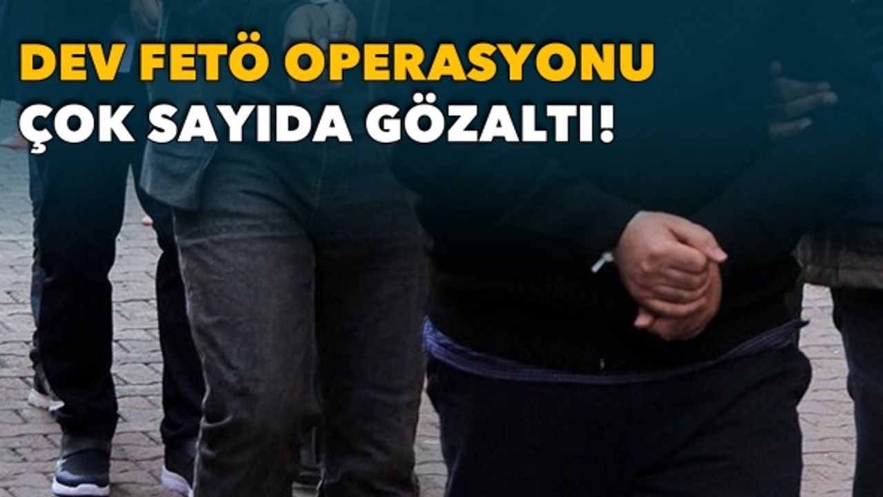 İzmir merkezli dev FETÖ operasyonu! Çok sayıda gözaltı