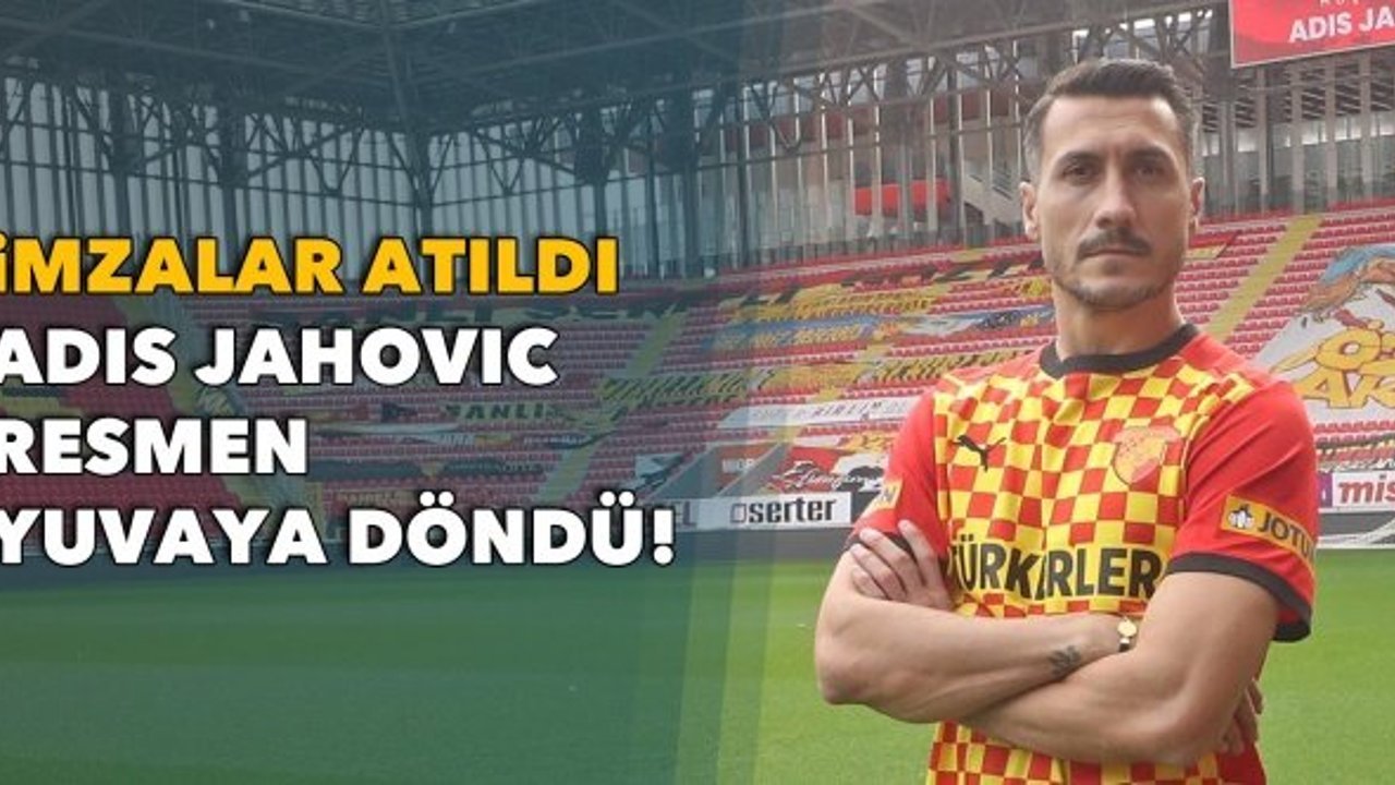 İmzalar atıldı: Jahovic resmen yuvaya döndü