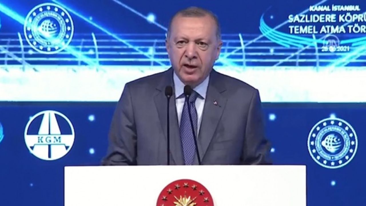 Erdoğan'dan 'Kanal İstanbul' açıklaması: 'Bize sorulmadı diyorlar...'