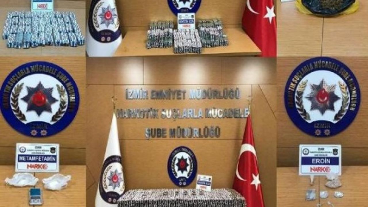 İzmir'de bir haftadaki uyuşturucu operasyonlarında 28 tutuklama