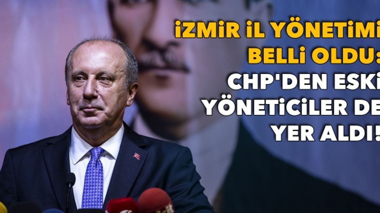 Memleket Partisi İzmir İl Yönetimi belli oldu: CHP'den eski yöneticiler de yer aldı!