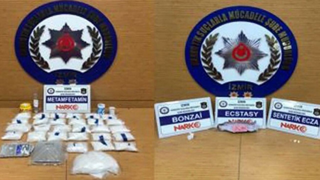 İzmir'de uyuşturucu operasyonlarında 20 tutuklama