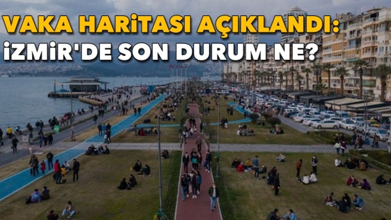 Vaka haritası açıklandı: İzmir'de son durum ne?