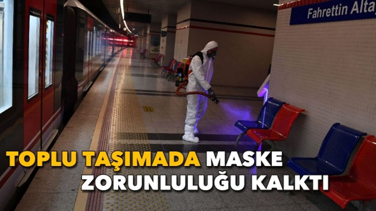 toplu taşımada maske zorunluluğu kalktı İz gazete İzmir haberleri