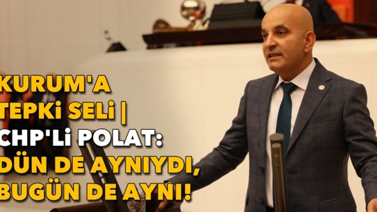 Bakan Kurum'a tepki seli | CHP'li Polat: Dün de aynıydı, bugün de aynı, İzmir'e bakışları değişmedi!