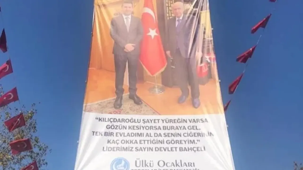 Kılıçdaroğlu’nu hedef almışlardı, o pankart kaldırıldı