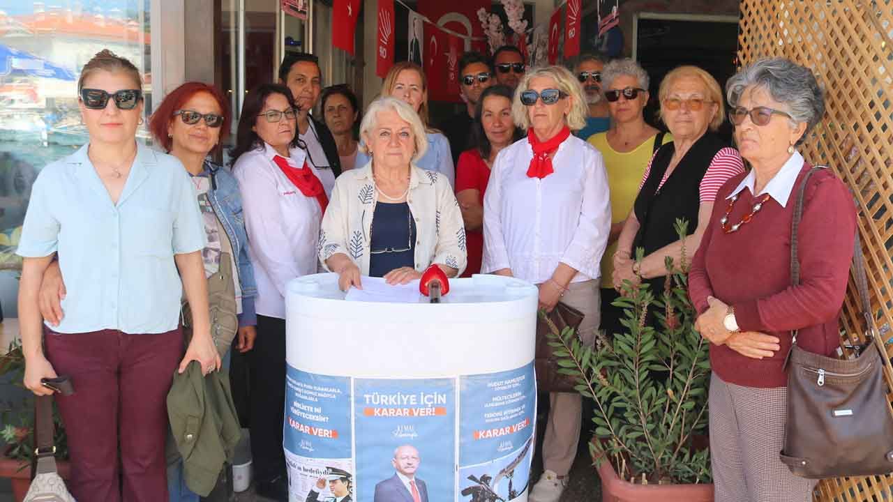 CHP Foça Kadın Kollarından çağrı: Haydi kadınlar sandığa