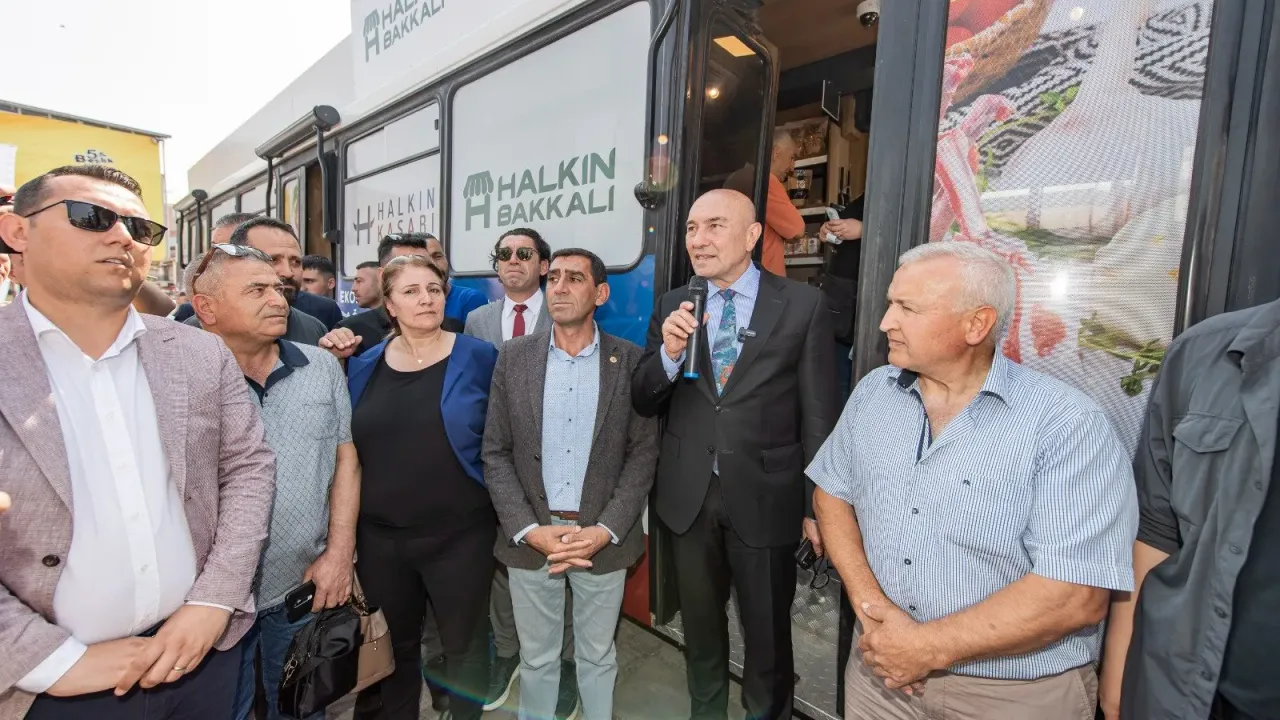 Mobil market Halkın Kasabı, İzmirlilerin hizmetinde!