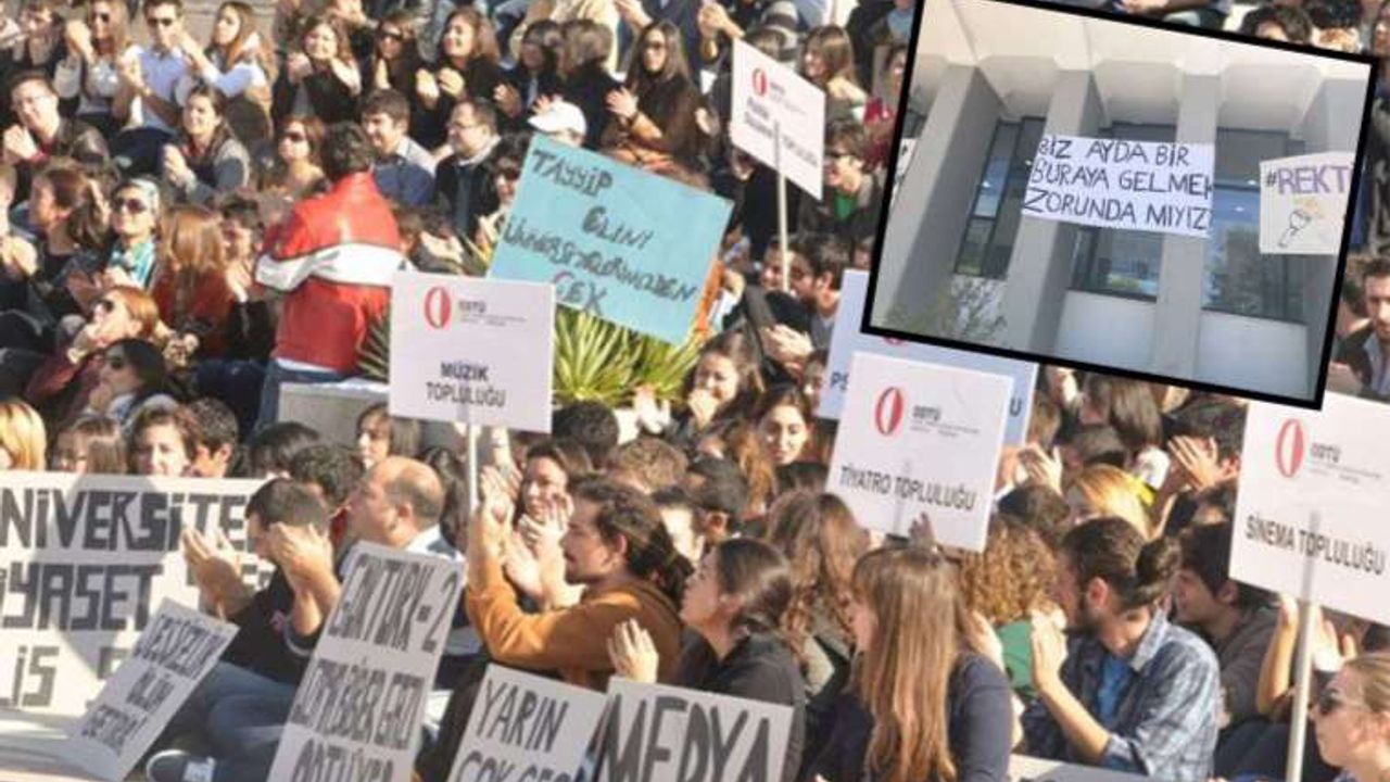 ODTÜ Rektörlüğü'nden öğrenci protestoları için yeni kısıtlama