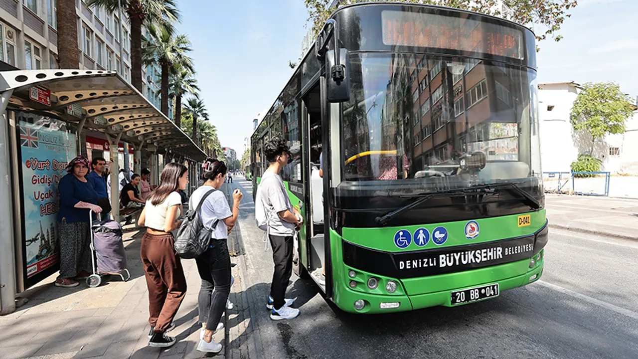 29 Ekim'de otobüsler ücretsiz mi? Denizli Büyükşehir Belediyesi duyurdu...