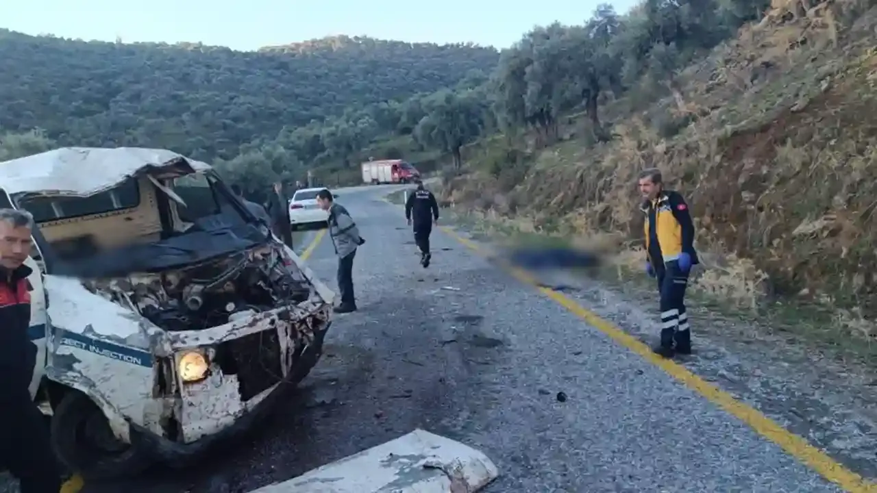 Aydın'da kamyonet takla attı: 2 kişi öldü