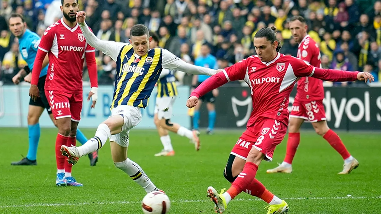 Fenerbahçe'ye zirve yarışında Samsunspor çelme taktı: 1-1