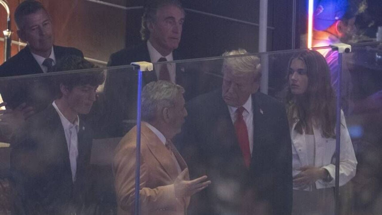 Trump maç heyecanını hüsranla yaşadı... NBA final maçında yu