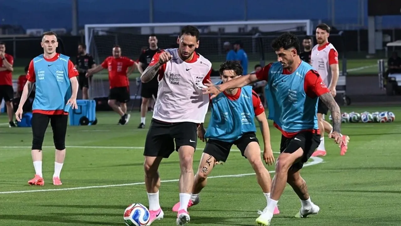 Milli Takım sahada... Dünya Kupası öncesi son hazı