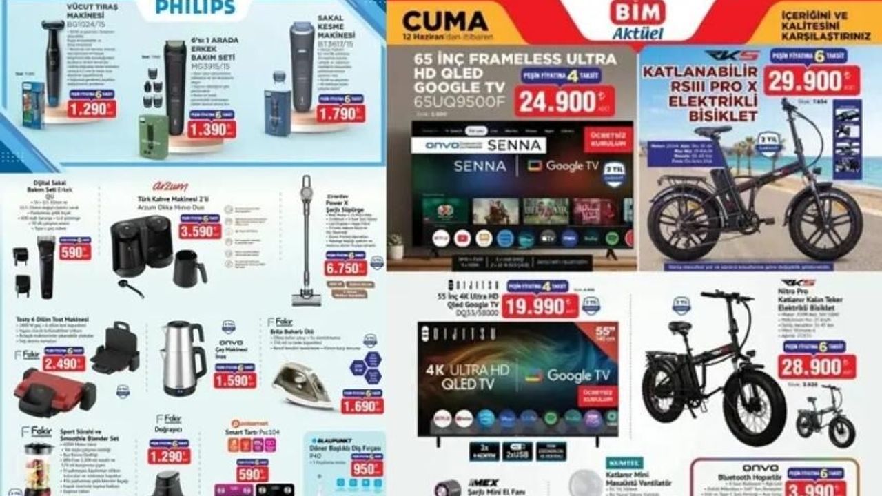 Katalog yayımlandı: BİM’de bu cuma hangi ürünler indirimde?