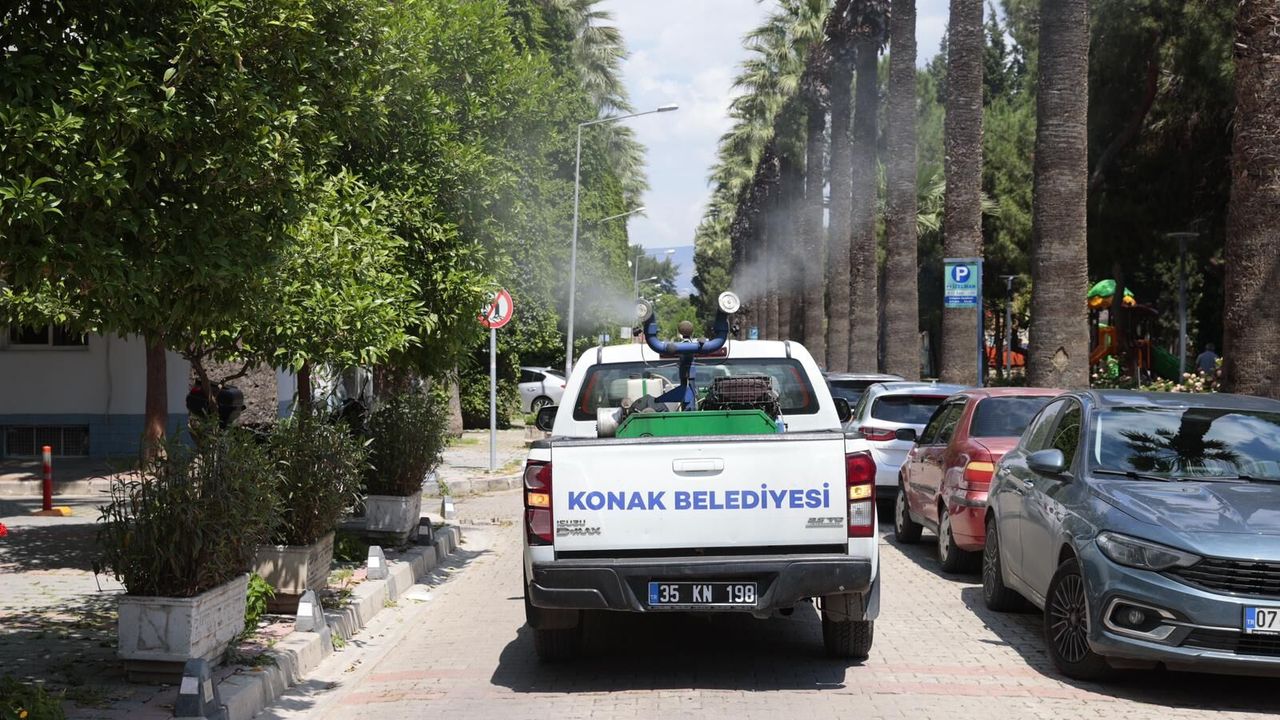Konak’ta sivrisineklere karşı ilaçlama seferberliği: Ekipler