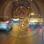 Konak Tünelleri’nde kaza: Mustafa Kemal Sahil Bulvarı istikametine dikkat