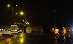 İzmir’de alev topuna dönen vidanjör yolda patladı