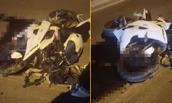 Beton bariyerlere çarptı, hayatını kaybetti