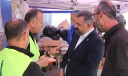CHP İzmir dayanışma için deprem bölgesinde