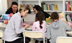 Depremzede minikler için oyun alanı