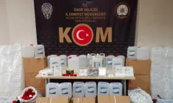 İzmir'de zehir operasyonu: Tonlarca sahte etil alkol ele geçirildi