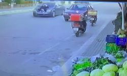 İzmir'de ilginç görüntü! Kilometrelerce aracın kaputunda sürüklendi!