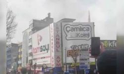 Malatya'daki depremde bir bina böyle yıkıldı! İşte o anlar...