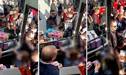 Erdoğan, 'Onlar seccadeye basıyorlar' diyen çocuğa para verdi! Görüntüler tepki topladı!