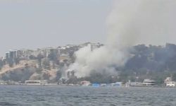 İzmir Bayraklı'da yangın çıktı!