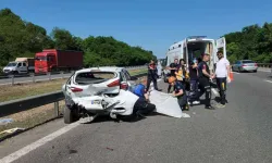 Bayram tatili yolunda zincirleme kaza! 9 yaralı