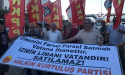 HKP, Alsancak Limanı'nın satılmasını protesto etti: Vatana ihanettir!