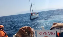 Sürüklenen teknedeki 2 kişi kurtarıldı