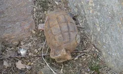 Uşak'ta patlamamış el bombası bulundu!