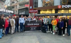 CHP Konak Gençlik Kollarından tutuklanan gazetecilere destek 