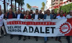 DİSK’ten İzmir’de kıdem ve vergi mitingi | Çerkezoğlu’dan vekillere çağrı
