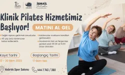 Seferihisar'de ücretsiz klinik pilates kursu başlıyor