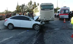 Antalya'da otomobil ile otel servisi çarpıştı: 2 kişi öldü