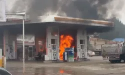 Diyarbakır’da korkutan yangın: Benzin alırken otomobil alev aldı