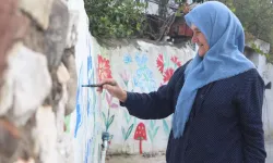İzmir'de bir köy: Renkli duvarları ile ünlü oldu