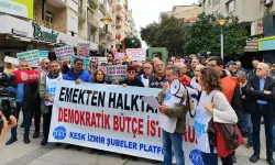 İzmir'de KESK'ten eylem: Yoksulluk sınırı üzerinde ücret istiyoruz