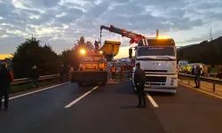 TEM’de kaza: Ankara yönü trafiğe kapandı