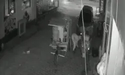İzmir'de hırsızlık anı saniye saniye görüntülendi