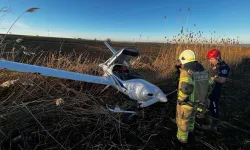 Bursa’da eğitim uçağı mecburi iniş yaptı: Pilot hafif yaralı