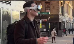Apple'ın sanal gerçeklik gözlüğü sokakları bilim kurgu filmine çevirdi