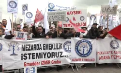Ankara’da Kademeli Emeklilik Mitingi: Çalışma barışımızı bozduğunuz için sandıkta adalete oy vereceğiz