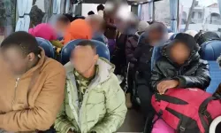 Denizli'de bir pansiyondan 43 göçmen çıktı