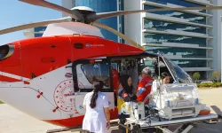 Ambulans helikopter 15 günlük bebek için havalandı: Önce İzmir'e sonra İstanbul’a sevk edildi